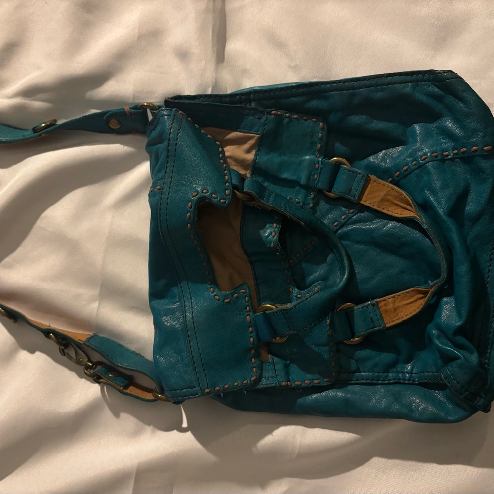 Lucky Brand Teal Shoulder Bag - Picture 6 of 6